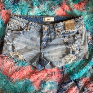 Low Waisted Denim Shorts